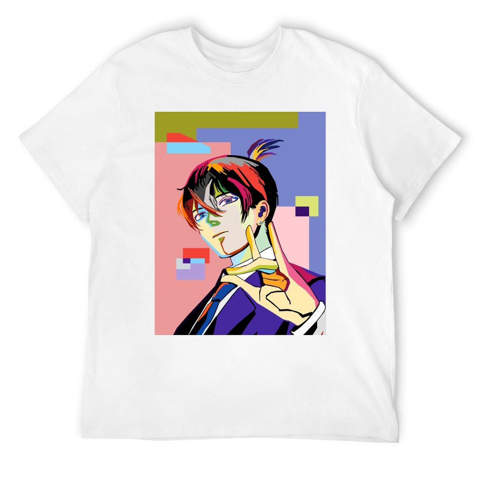 Mikigal GUI wpap pop art T-Shirt boys whites customs design your own tees t shirts men S