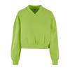 Urban Classics Womens/Ladies Cropped V Neck Sweatshirt