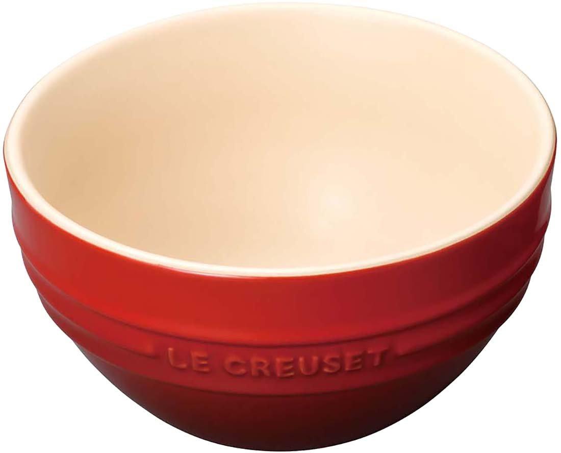 

Японская миска Le Creuset Rice Cherry подходит для использования в духовке и микроволновой печи, красная, устойчивая, [Авторизованный продукт]
