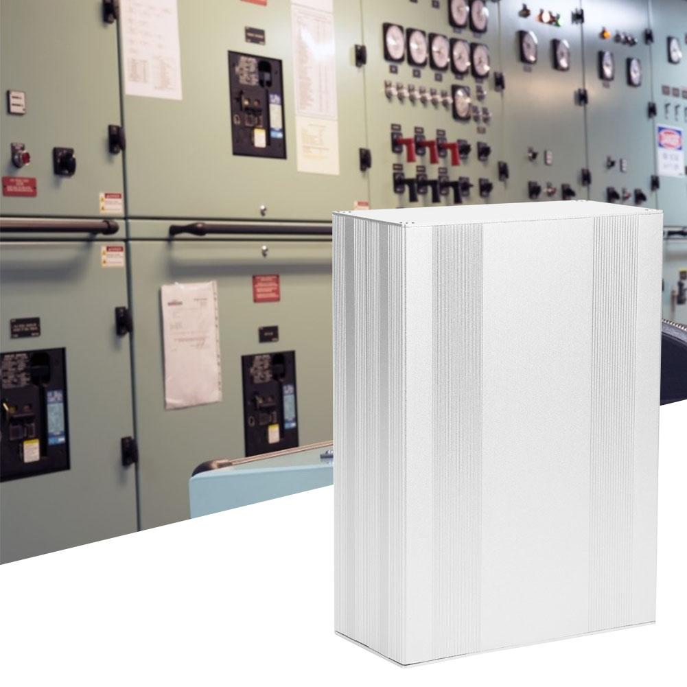 Aluminiowa Puszka Projektowa Matowy Srebrny Obudowa na Płytkę Obwodu Elektronicznego DIY 68x145x200mm