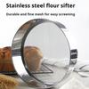 Stainless Steel Flour Sieve Durable And Practical For Baking Kitchen Sieve Stainless Steel For Flour