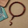 Cylindrical Kuka Prayer Beads Bracelet - 33-Bead Middle Eastern Style Buddhist/Muslim Praise Beads