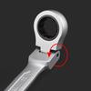 Flexible Head Ratchet Wrench Metric Combination Spanner Open End And Ring Wrenches Tool
