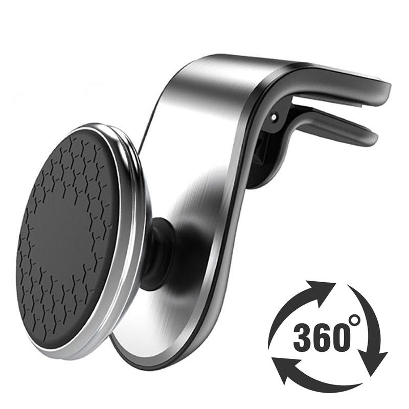 Magnetic Car Phone Holder Air Vent Clip Mount Rotation Cellphone GPS Support For Xiaomi Red Mi Huawei Samsung Phone Stand In Car