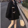 2022 Mid-Length Woolen Duffle Coat for Female Students, Japanese Style, Autumn/Winter