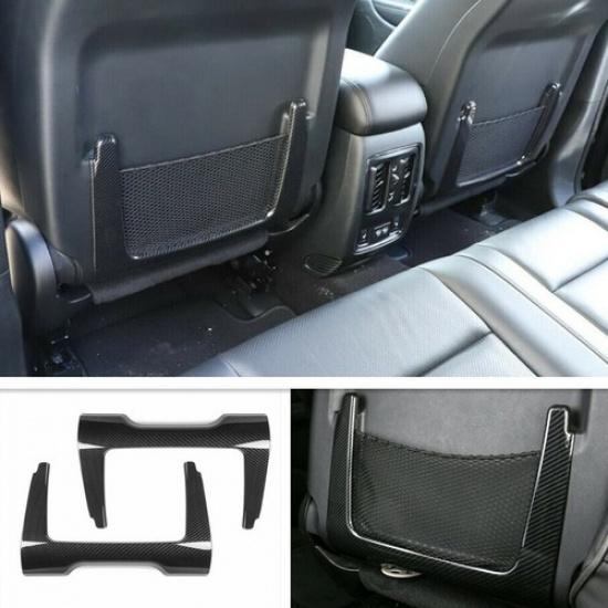 For 2011- Jeep Grand Cherokee Carbon Fiber ABS Seat Back Storage Frame Trim