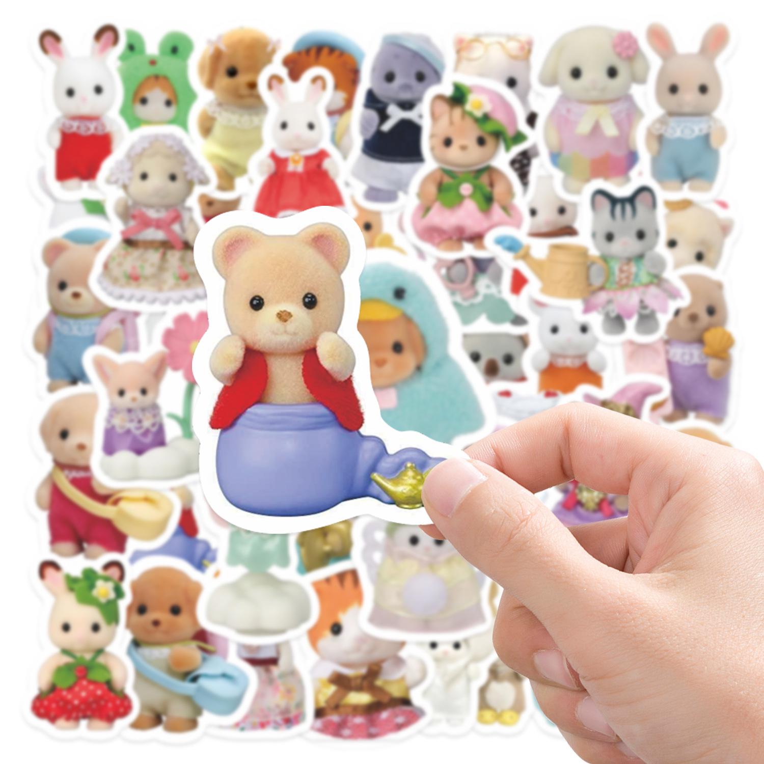 

60 Sanrio Cute Cartoon Stickers - Waterproof Decorations for Phones, Water Bottles, and Journals A046