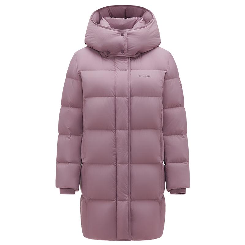 TEMPEL Women's Detachable Hood Mid-Length Down Jacket TB5530816Z