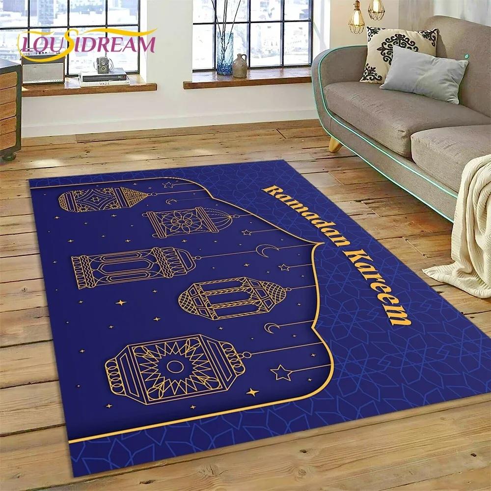 Muslimský Islám Modlitba Klečící Poly Podložky Mandala Koberec Kobereček do Ložnice Obývacího Pokoje Domácí Dekorace na Pohovku,Velká Dekorativní Podlahová Rohož