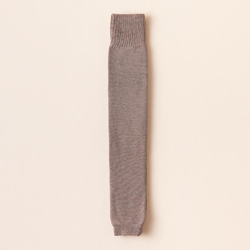 1/2Pairs Winter Knee High Leg Cover Windproof Warm Sweat Absorb Long Leg Warmers Thermal Anti-Cold Thigh High Knitted Stockings