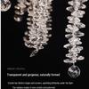 Elegant Crystal Branch Chandelier for Living Room or French Restaurant