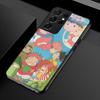 Cartoon P-Ponyo Phone Case For Samsung S25 S24 Ultra 23 Fe 22 Plus Galaxy A54 A55 A16 A13 A24 A15 A25 Glass Cover