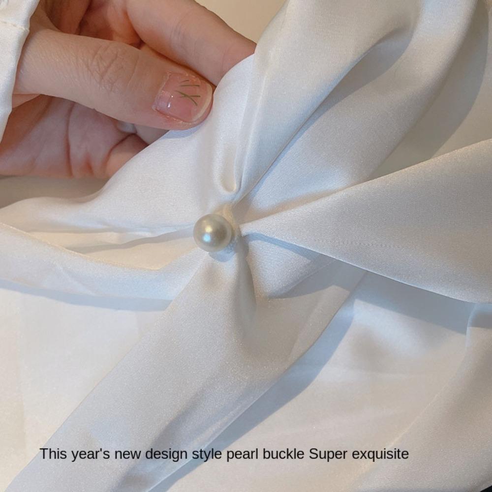 Sun Protection Breathable Long Arm Sleeves Pearl Yarn Arm Sunscreen Covers  Outdoor