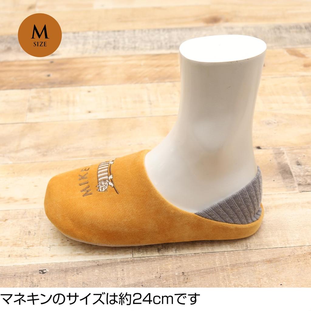 Lisa Larson Mikey Rib Knit Babouche Shoes Larson Babouche Cute Room [LISA LARSON] [Lisa Slippers, Shoes, Shoes] (Yellow, L)