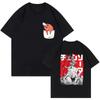 Unisex Mange Y2k Clothes Japanese Anime Chainsaw Man T Shirt 90s Funny Pochita T-shirt Makima Harajuku Graphic Tee Tshirt