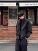 Men's Windproof Stand Collar Workwear Jacket - American Style, Three-Proof, Short, Loose Fit, for Spring & Autumn.