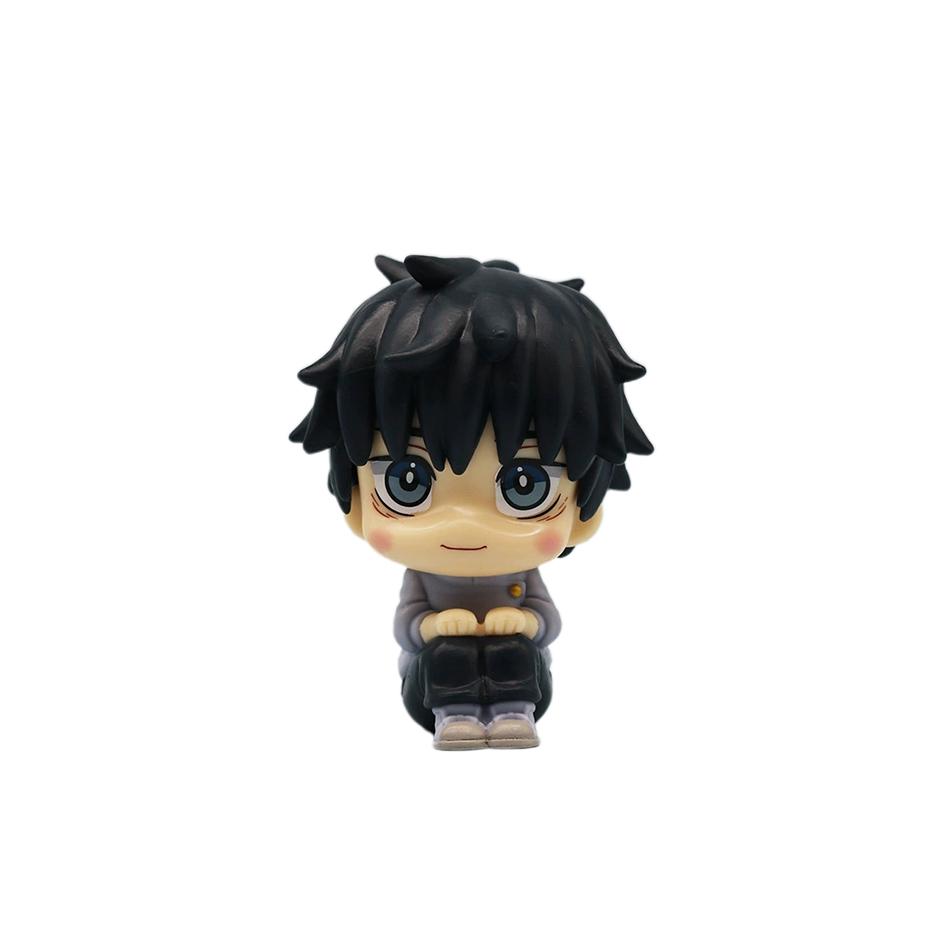 New 5Pcs/set Jujutsu Kaisen Cute Yuji Itadori Gojo Satoru Q Ver. PVC Action Figures Anime Figure Model Toys Collection Doll Gift