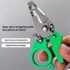1/2Pcs Mini Wire Stripper Tool with Cutter Crimper Ergonomic Design Wire Splitter Trimmer Portable Cable Stripping Crimping Tool