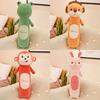 Cylinder Animal Plush Toys Lion Frog Monkey Rabbit Stuffed Dolls Home Decor