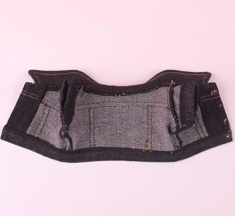 AXLUCE Plush Clothes - 20cm Plush Doll with Denim Jacket, Pants, and T-Shirt (Light Blue)