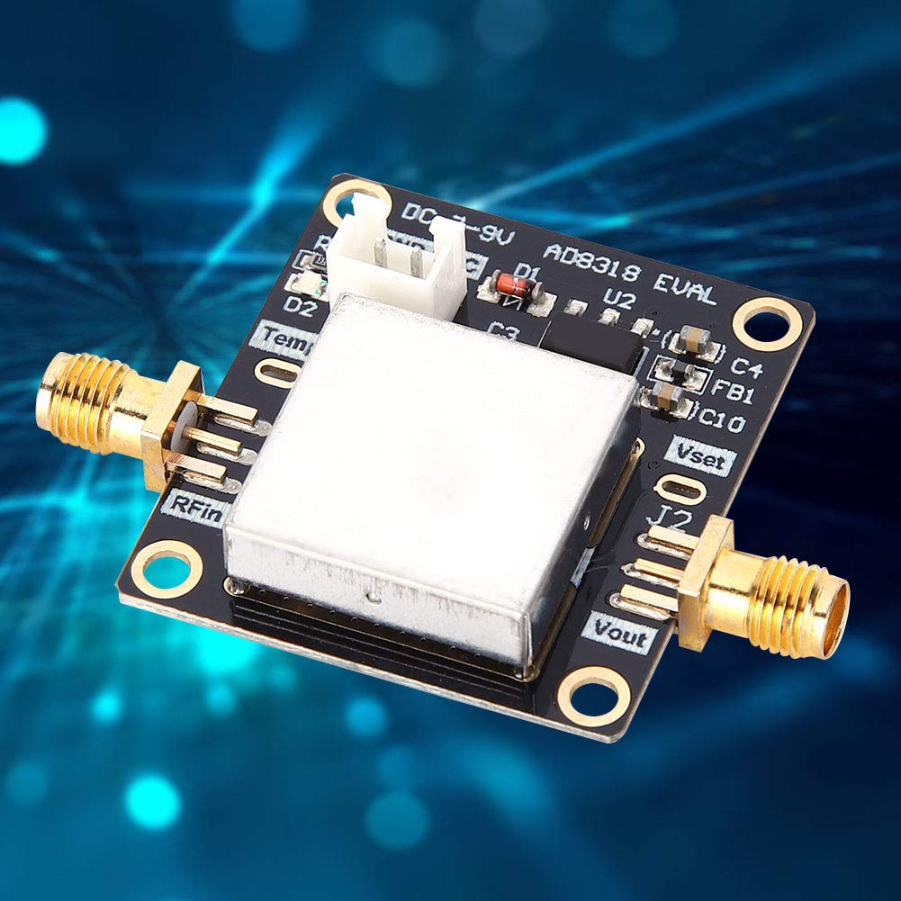 RF Module AD8318 Detector Module 1MHz to 10GHz RF Board 70dB Power Meter Logarithmic Detector Dynamic AGC Control