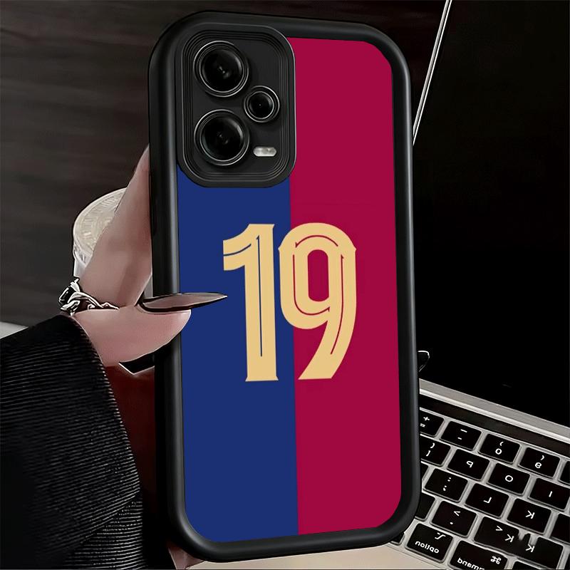 Phone Case for Xiaomi Redmi Note 15 14 13 Pro Plus FootBall Number 7 10 19 Shell 12S 11 11S 11T 5G 14S Soft Silicone Funda