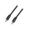 Câble Audio Mini Stéréo-téléphone 3,5 Mm (M) Pour Mini Stéréo-téléphone 3,5 Mm (M) 10 M - LINDY - Blindé - Noir
