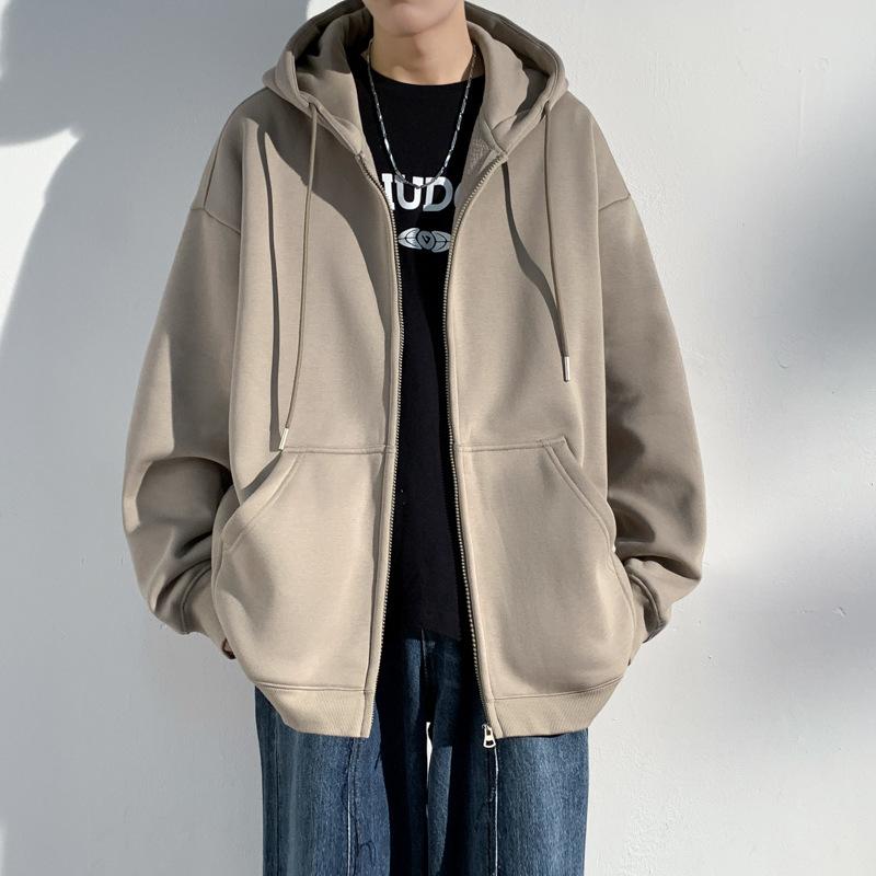 Kapüşonlu Hırka Rahat Sweatshirt Erkek Sonbahar ve Kış Erkek Çift Ceket Genç Giyim