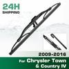 Heckscheibenwischerblätter, Premium-Ganzjahreswischerblätter Ersatz für Chrysler Town & Country IV 2009-2016