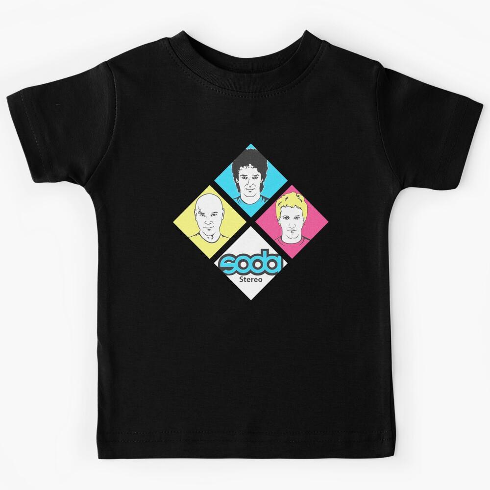 Soda Stereo Minimal Pop Portrait Retro Kids T-Shirt 120