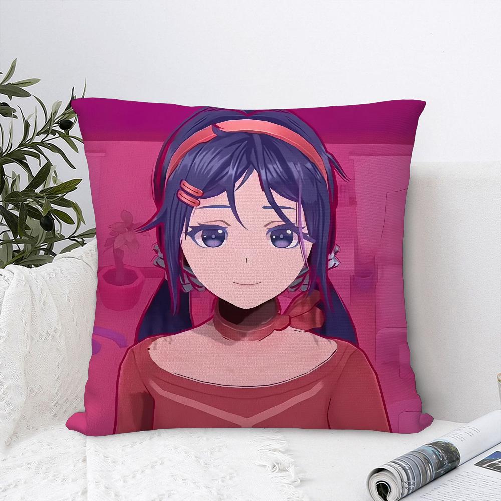 M-MiSide Mita Pillow Case Sofa Decorative Home Double-sided Print Plush Square Throw Pillow Covers Cushion Decor Cover