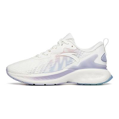 1.5 Big Data Strapazierfähige Atmungsaktive Low-Top Laufschuhe Damen Sneaker Weiß Lila 122135586-2