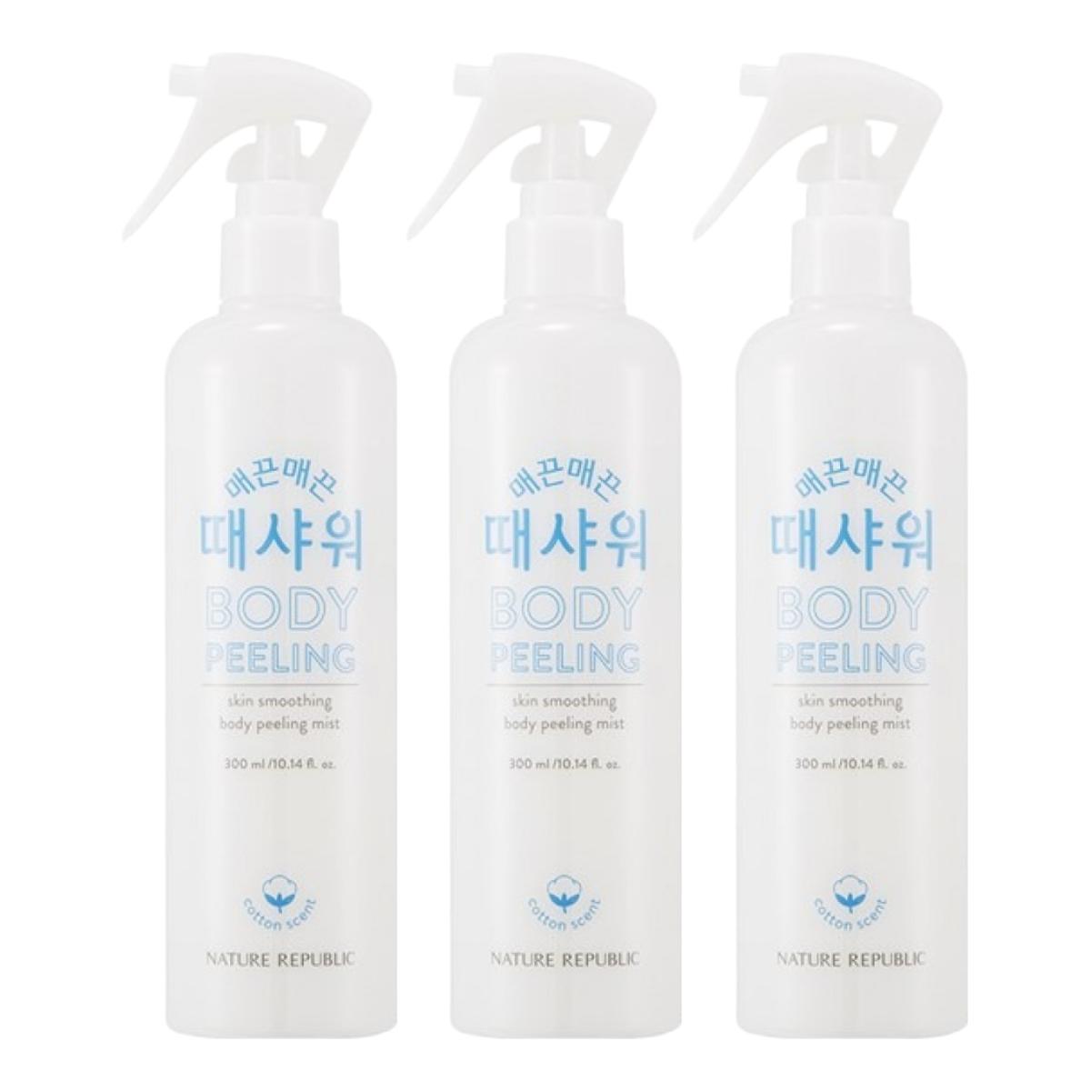 

Nature Republic Smooth Skin Body Scrub Cotton, Exfoliating & Softening Body Wash, 300ml (Pack of 3)