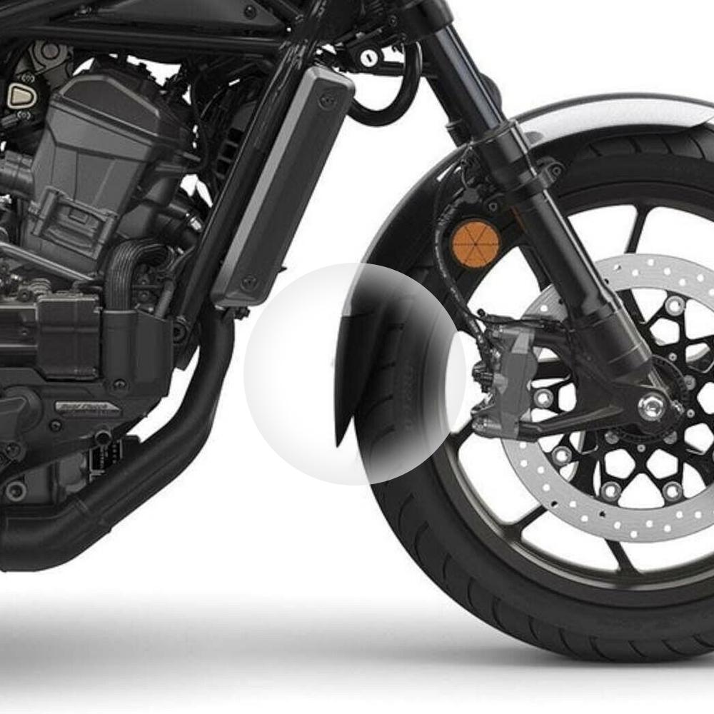 New Black For HONDA REBEL CMX 1100 CMX1100 2021 2022 Motorcycle Accessories ABS Front Mudguard Fender Rear Extender Extension