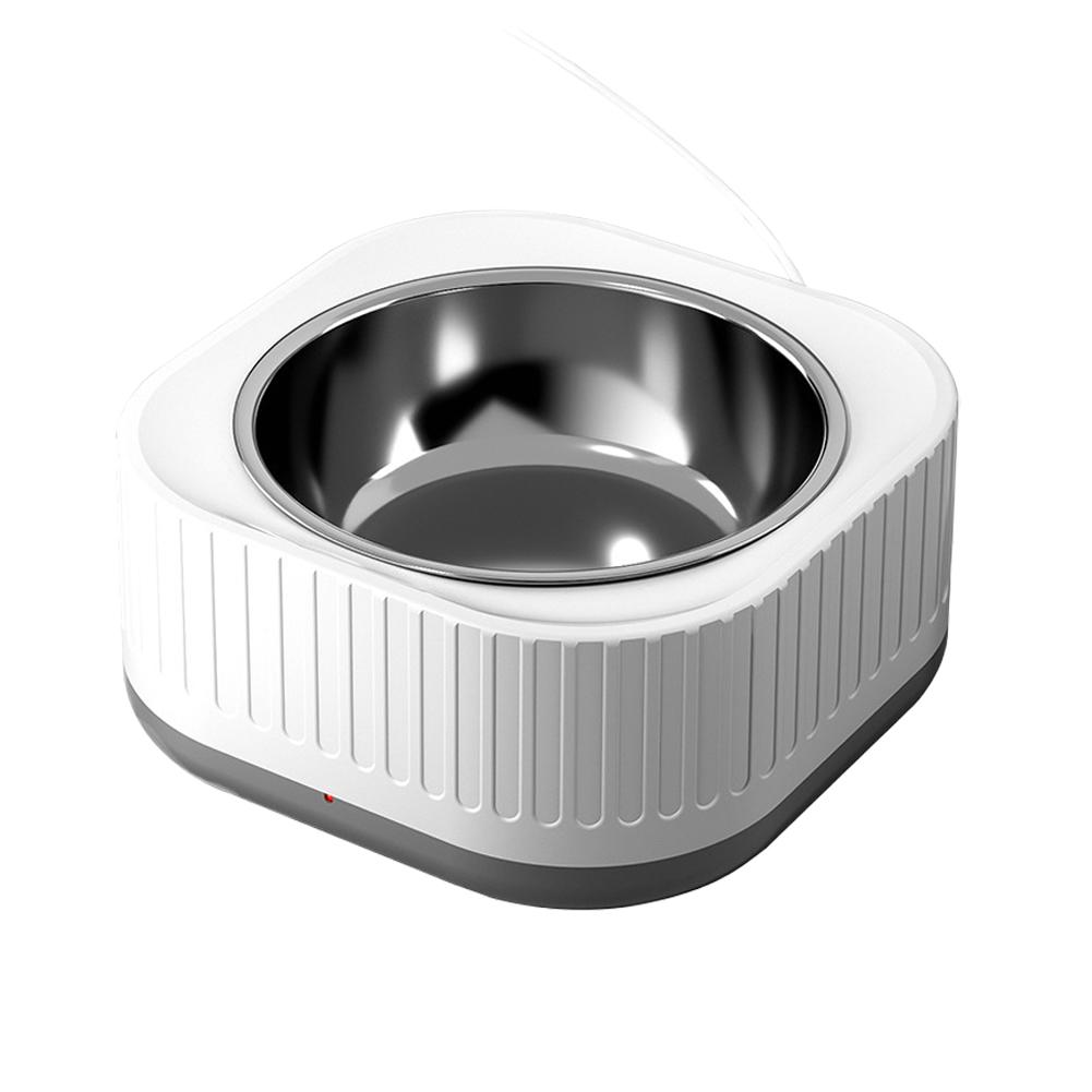 Podgrzewana miska dla zwierząt na wodę/jedzenie Miska dla kota Podgrzewana Cicha Utrzymująca ciepło Miski na wodę dla psa Zimowa Stała temperatura Akcesoria dla zwierząt