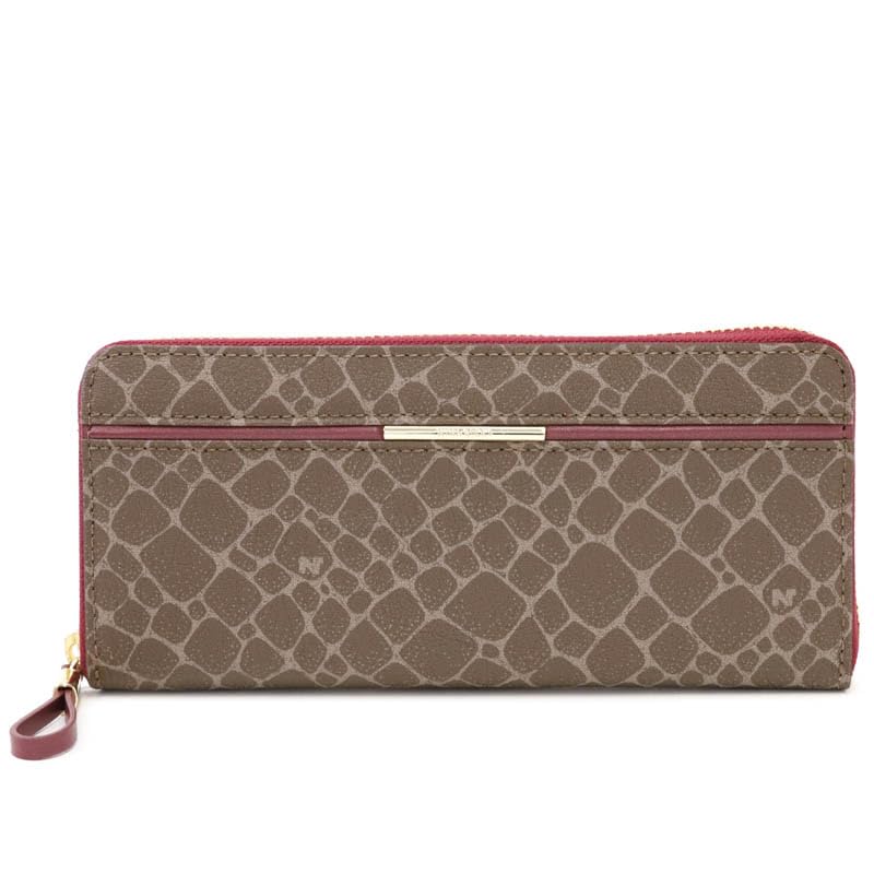 Nina Ricci Atre Nouveau Purse Bordeaux Wallet 85-8204 Women's