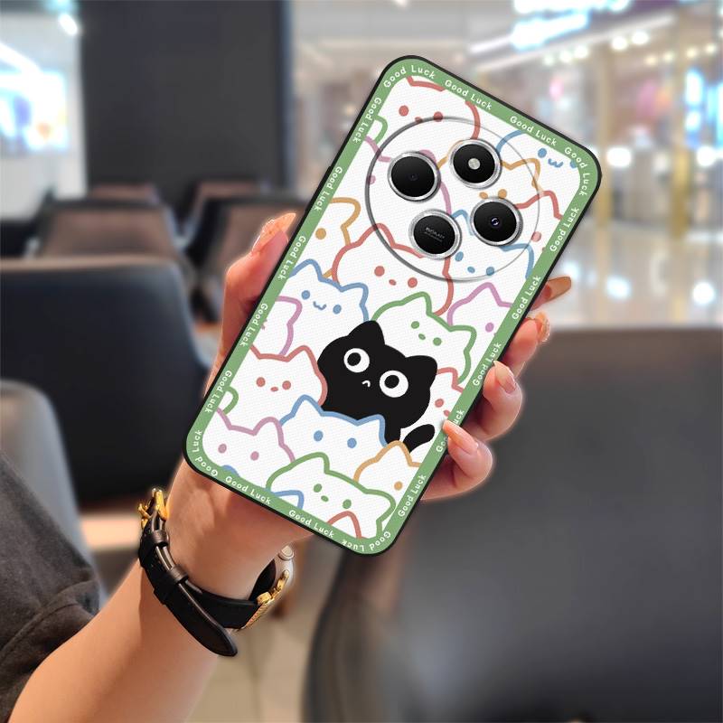 Protective Full Wrap Phone Case For Redmi 14C 4G/14R 5G/A3 Pro 4G/POCO C75 Graffiti Anti-knock Phone Pouch Soft Case TPU