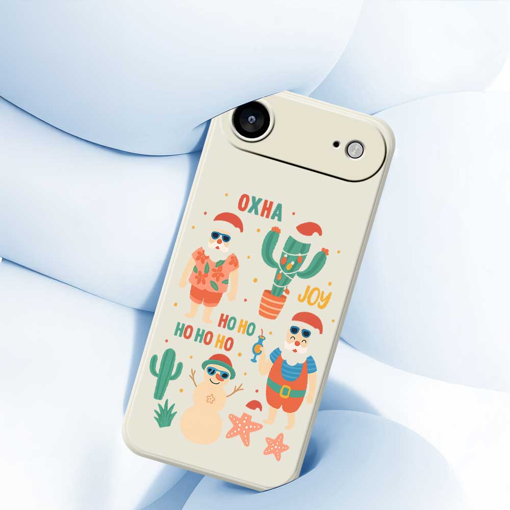 For iPhone 17 Air Case Fun Playing Pattern Printing Straight Edge TPU Phone Back Cover