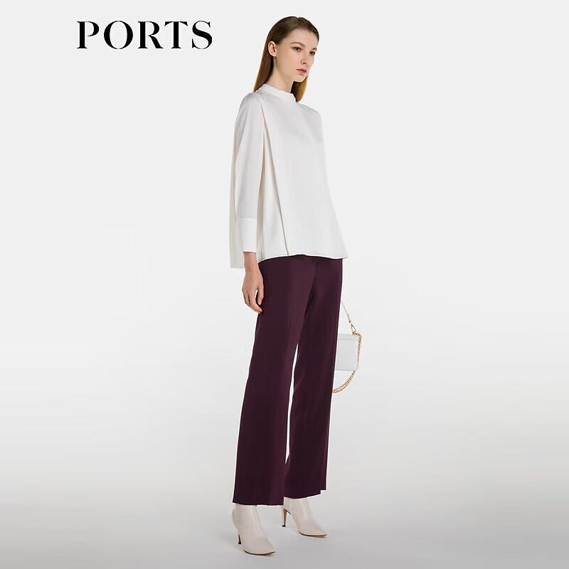 PORTS Women's Silk Blend Mid-cuff Trousers