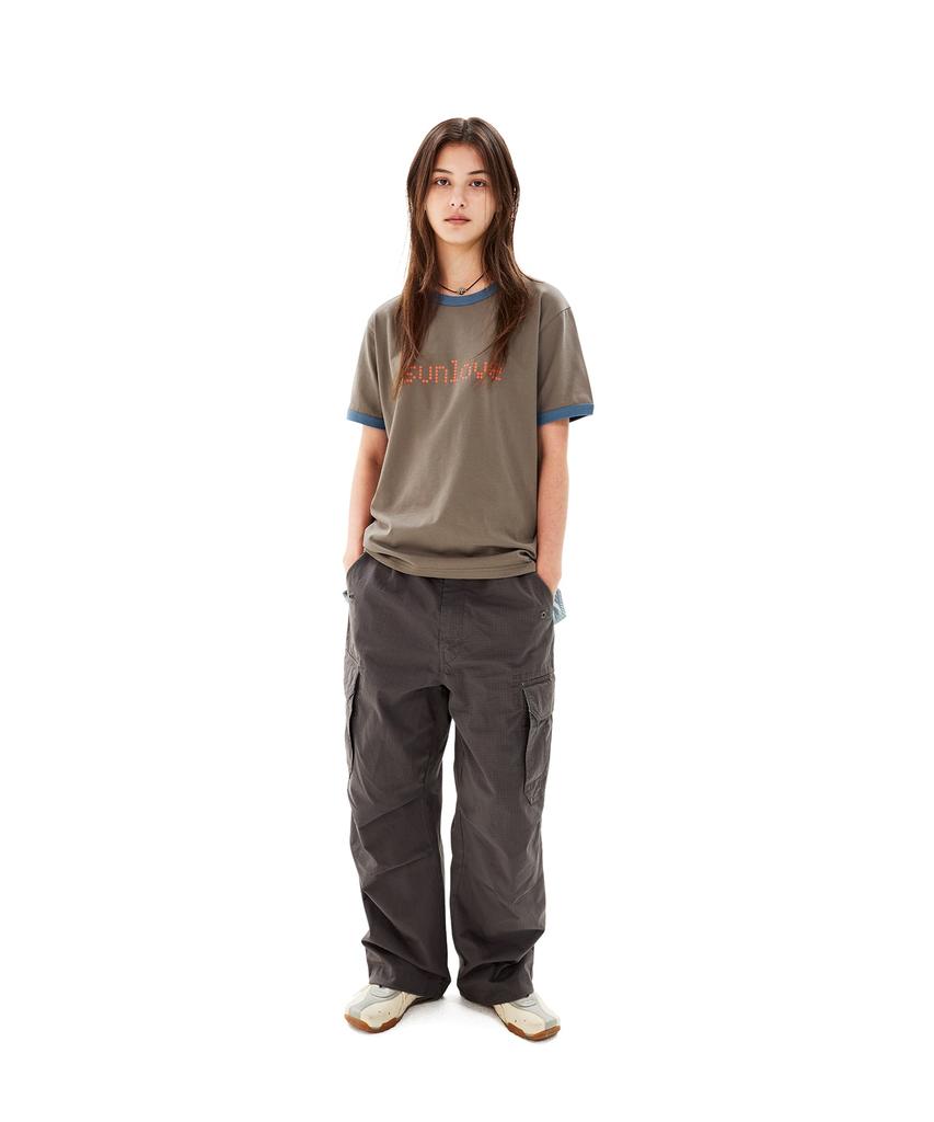 Sseonleobeutueo Dots Ringer Tee Taupe