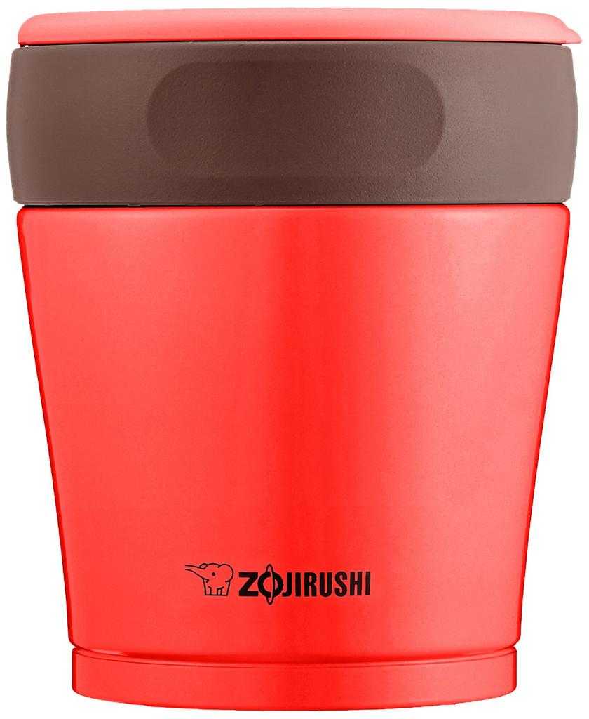 Zojirushi Stainless Steel Vacuum Insulated Food Jar, Perfect for Lunch Boxes, Keeps Food Hot or Cold, Wide Mouth, 260ml, Berry, SW-GD26-PP