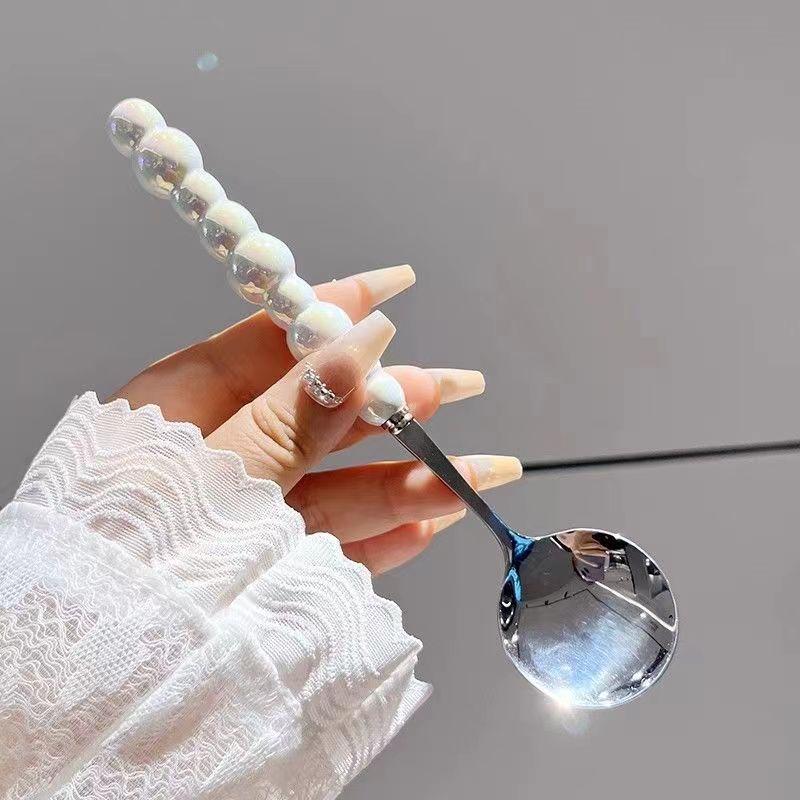 Abay Stainless Steel Spoon with Plastic Handle