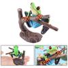 Tree Frog Figurine Realistic Toad Statue Sculpture Ornament Decoration Kids Educational