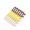 Building Blocks Technicalal Parts 7x3 Single Side Fence Including Clip 10 PCS MY OWN CREATION Fitting Including Brands Playthings Ideal for Children