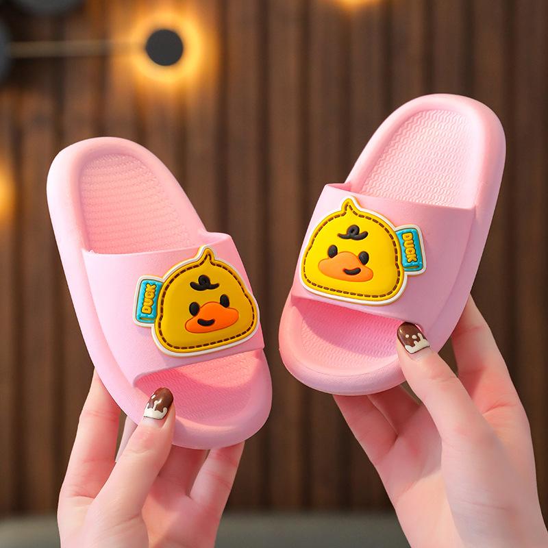 New children's slippers men and women 3-12 years old large and medium children cute baby cartoon non-slip soft bottom summer sandals