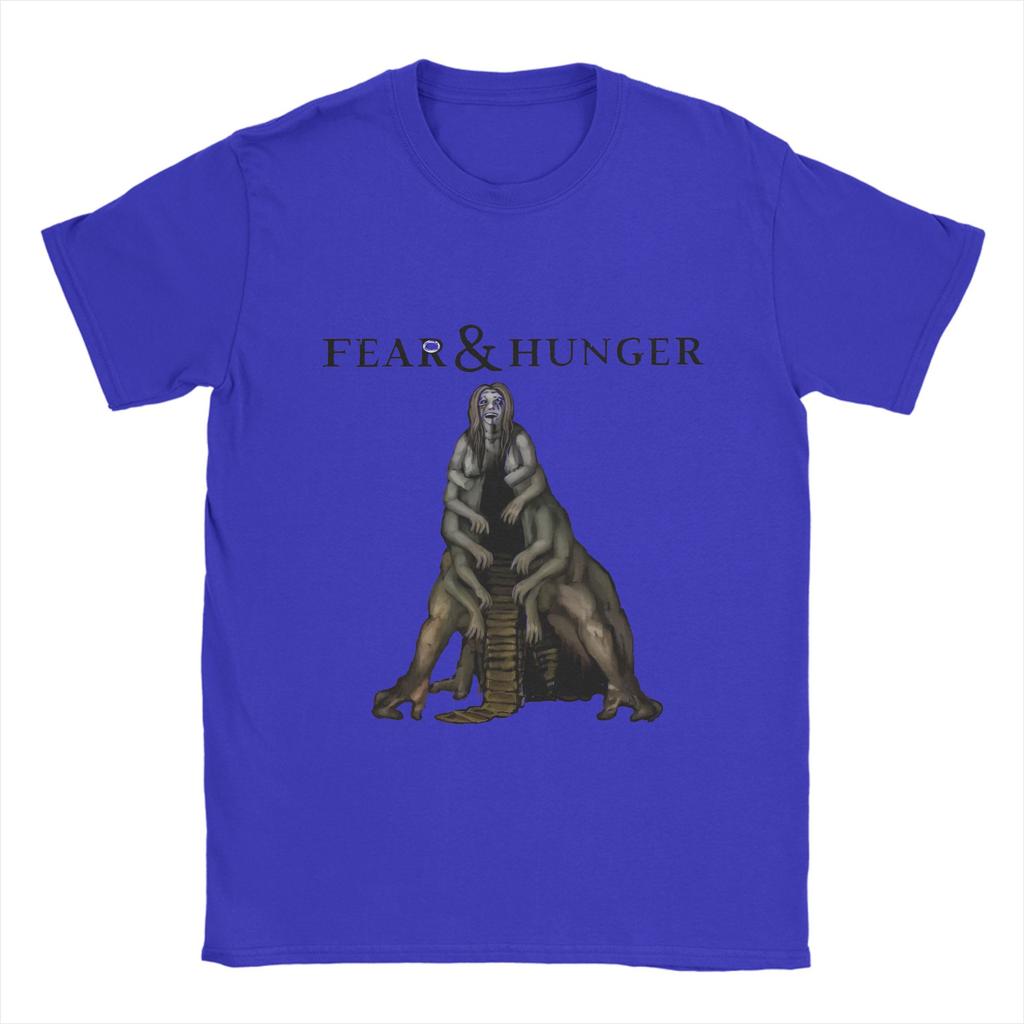 Fear and Hunger Termina  T-Shirt Summer  Popular T-Shirts Men's Cotton O Neck Plus Size 5XL Clothes Short-Sleeved Classic Tops