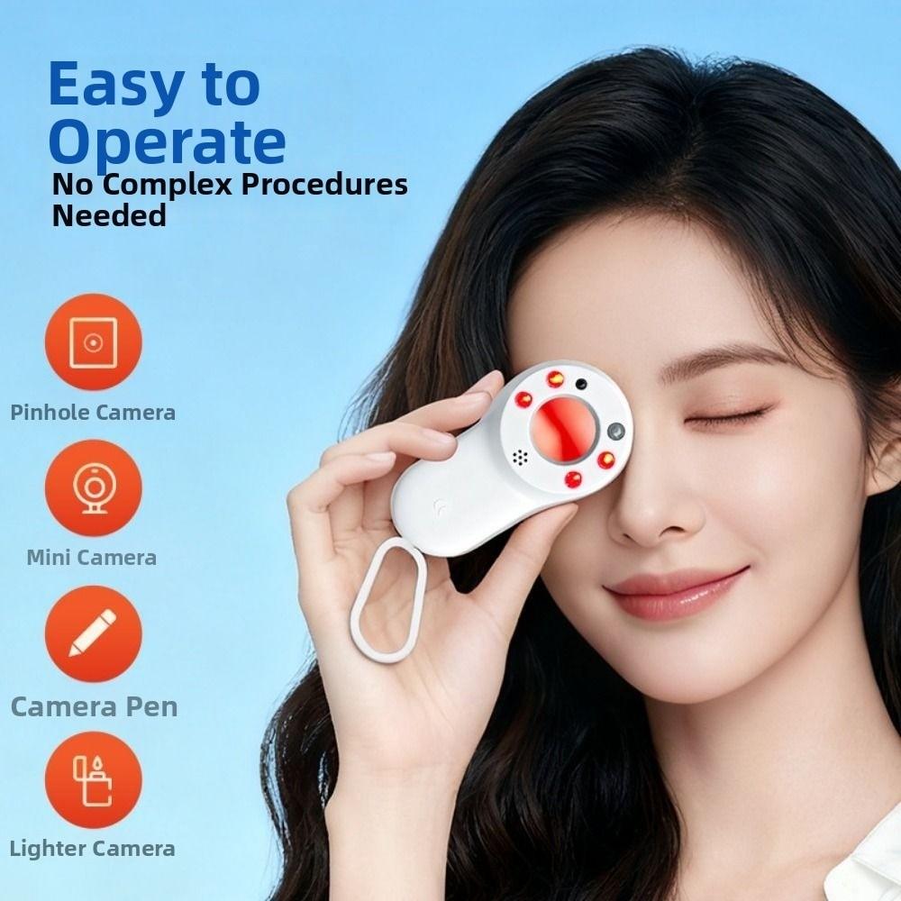 Vibration Sensing Anti Spy Detector Wireless Anti-Surveillance Scanner Travel Defender