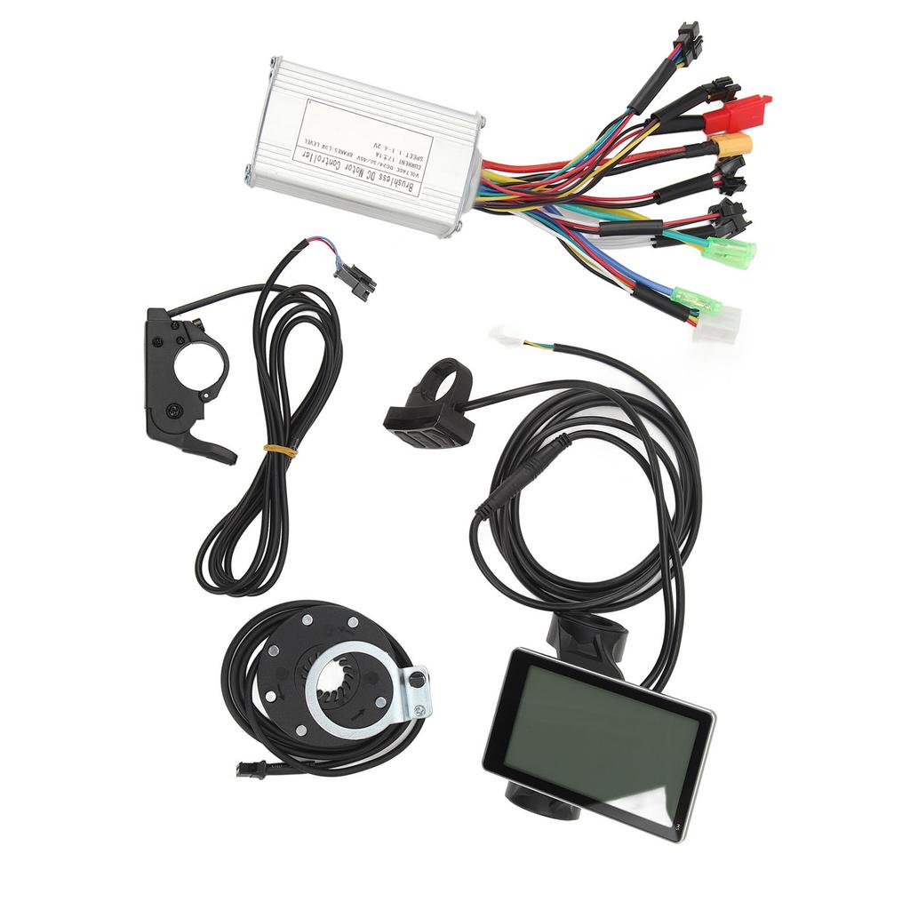 Electric Bicycle Lithium Conversion Controller Kit 17A Controller LCD M5 Display Power Assist Sensor Thumb Throttle