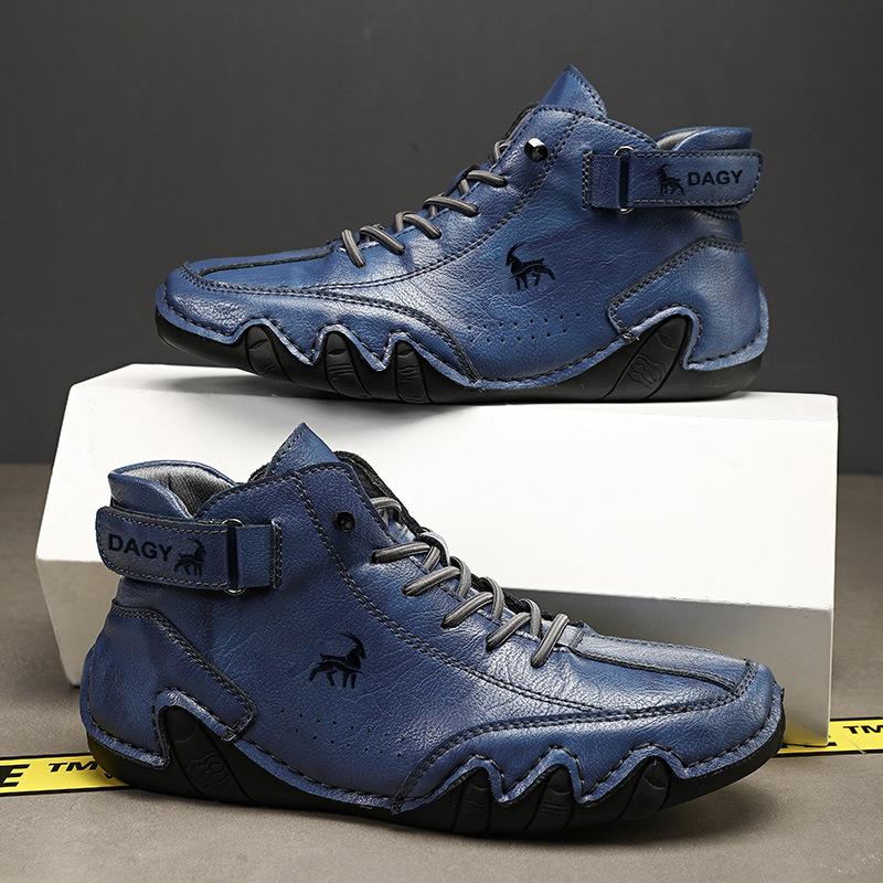 Beliebte Herrenschuhe High-Top Baumwollschuhe Herren Freizeitschuhe Winter Samt verdickte Schuhe Martin Stiefel Herren