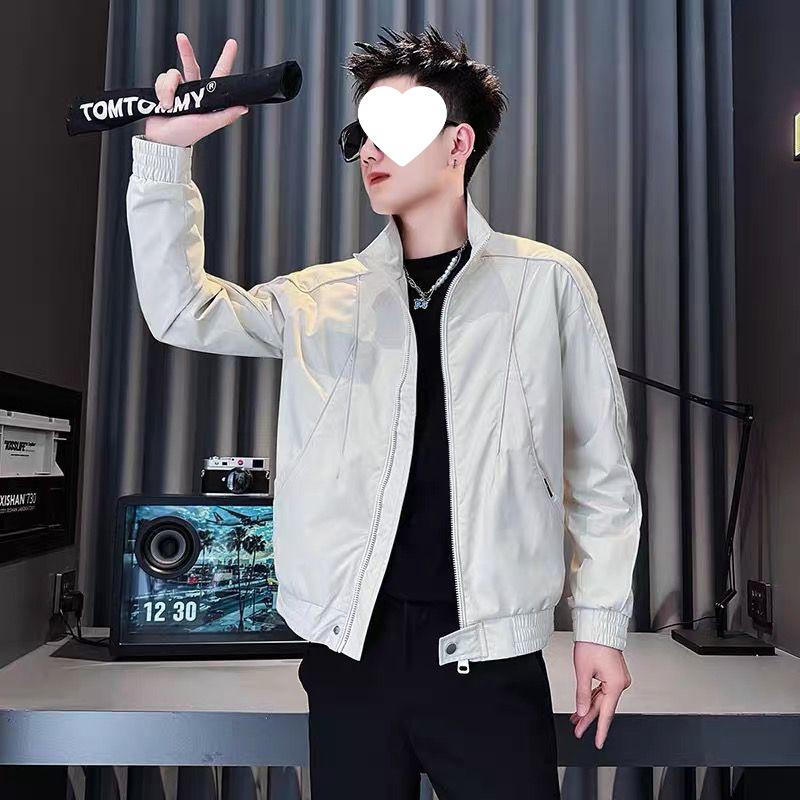 Korean Style Men's Stand Collar Jacket - Trendy, Cool & Casual (2025)